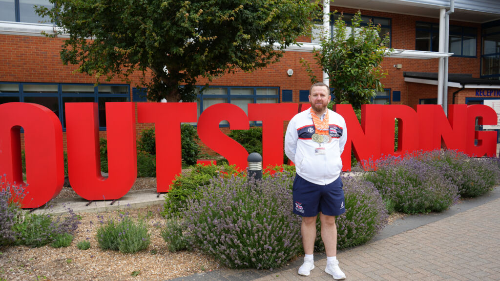 Lewis Makes a Splash with Five Medals at European Transplant Games