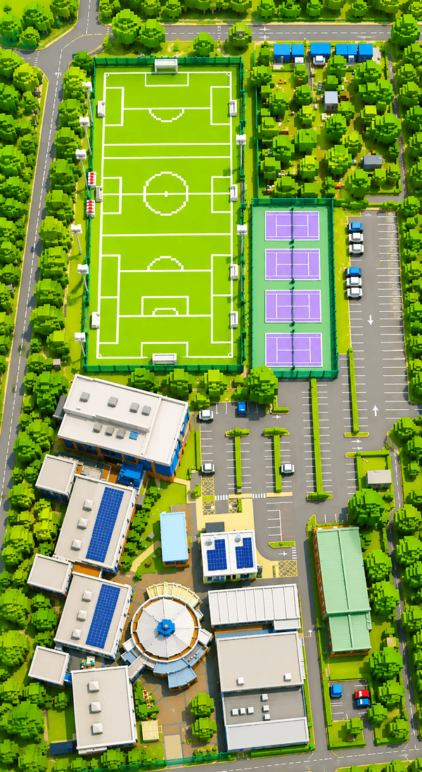 facilities-aerial Aerial View of Bexhill College